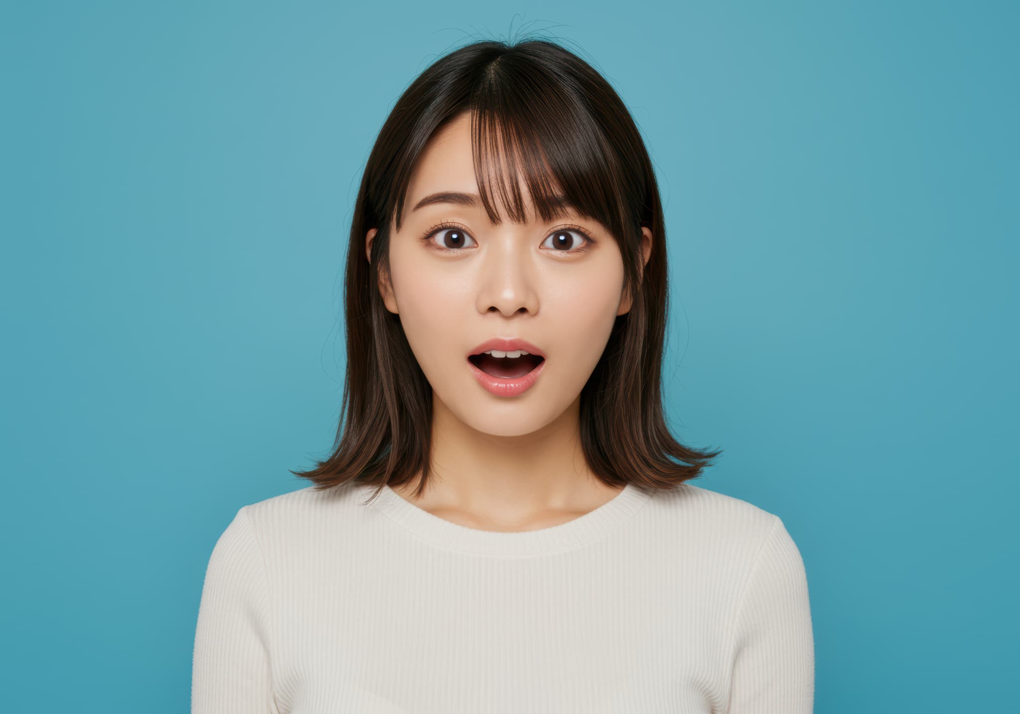 発声練習をして滑舌を良くする様子