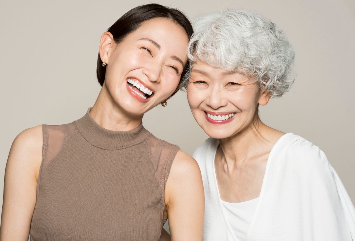 歯を失わずに綺麗に保っている人